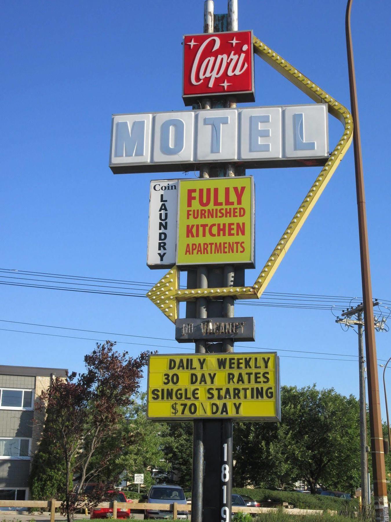 The Capri Motel Winnipeg Esterno foto